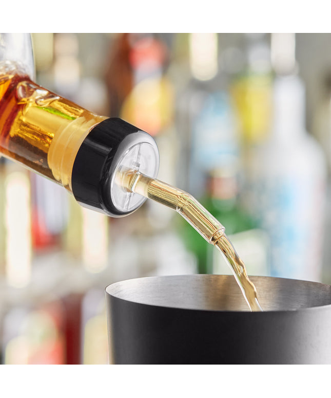 Vòi rót whisky Choice màu đen có vòng cổ - Gói 12 cái