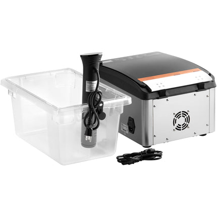 Bộ sous vide Galaxy gồm máy hút chân không, máy nấu tuần hoàn và bồn nước 19 lít
