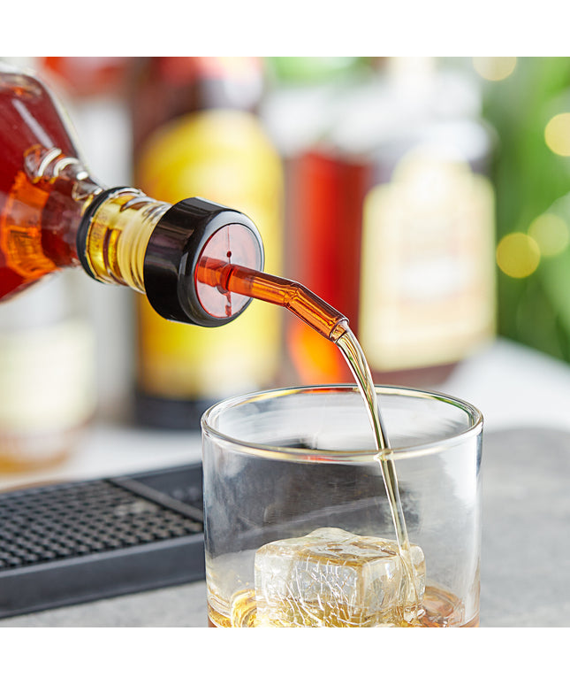 Vòi rót whisky Choice màu đen có vòng cổ - Gói 12 cái