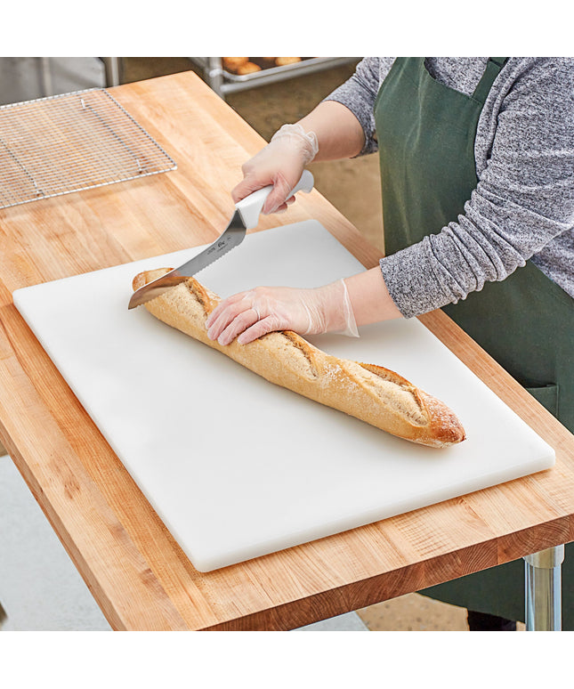 Thớt nhựa polyethylene trắng Choice 61 x 46 x 1,9 cm