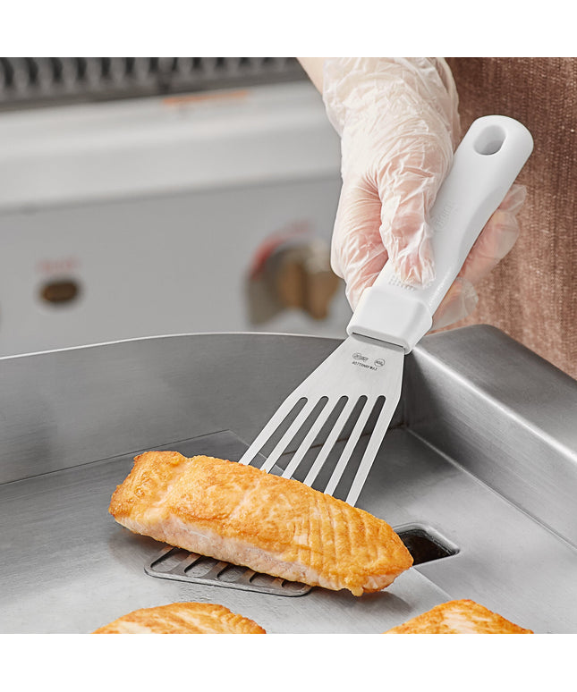 Xẻng lật cá / trứng Choice, tay cầm nhựa PP trắng 15 x 8 cm