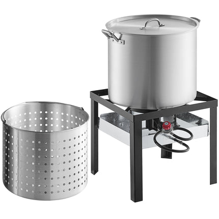 Bộ nồi luộc/hấp hải sản ngoài trời bằng nhôm Backyard Pro 94,6 lít - 110.000 BTU
