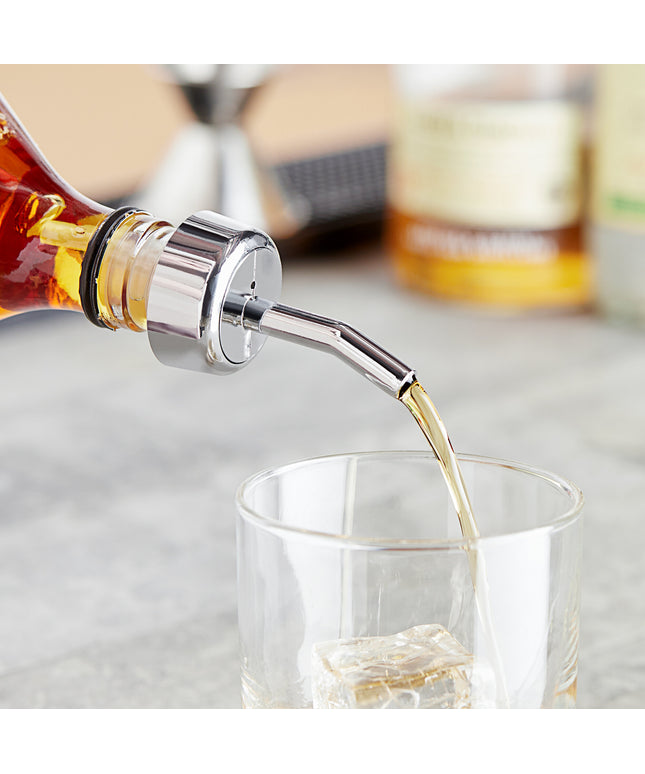 Vòi rót whisky Choice màu crôm có vòng cổ - Gói 12 cái