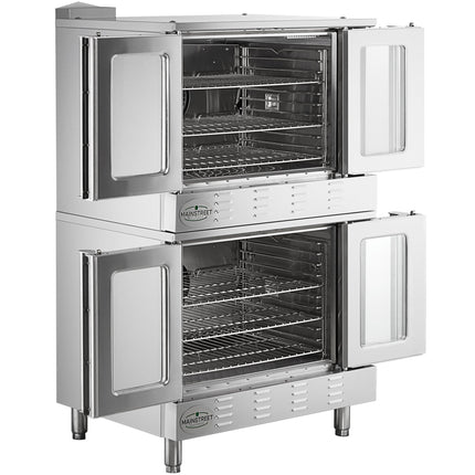 Lò nướng đối lưu gas tự nhiên 2 tầng full size MainStreet Equipment CG2-NK với chân - 108.000 BTU