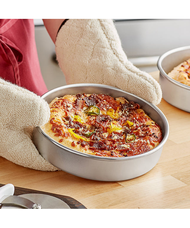 Khay pizza đế sâu nhôm Choice 20 x 5 cm
