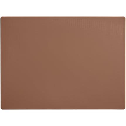 Thớt nhựa polyethylene nâu Choice 61 x 46 x 1,3 cm