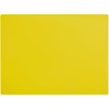 Thớt nhựa polyethylene vàng Choice 61 x 46 x 1,3 cm
