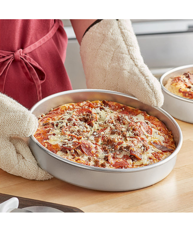 Khay pizza đế sâu nhôm Choice 25 x 5 cm