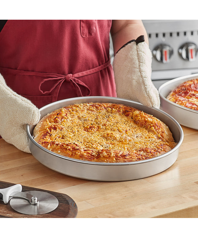 Khay pizza đế sâu nhôm Choice 36 x 5 cm