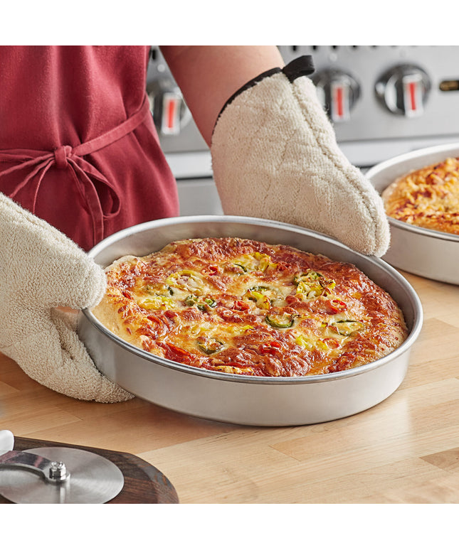 Khay pizza đế sâu nhôm Choice 28 x 5 cm