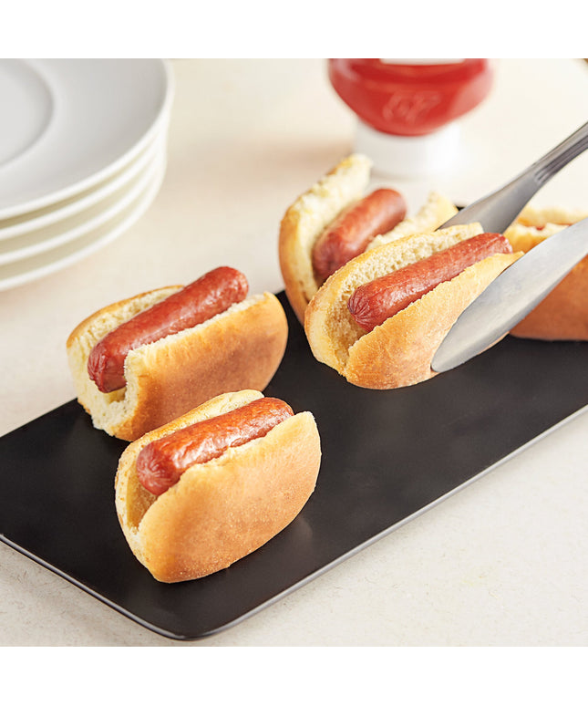 Thịt và hải sản Nathan's Famous 8,9 cm 43 g Beef Slider Franks với Buns - Thùng 48 cái