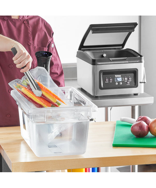 Bộ sous vide Galaxy gồm máy hút chân không, máy nấu tuần hoàn và bồn nước 19 lít
