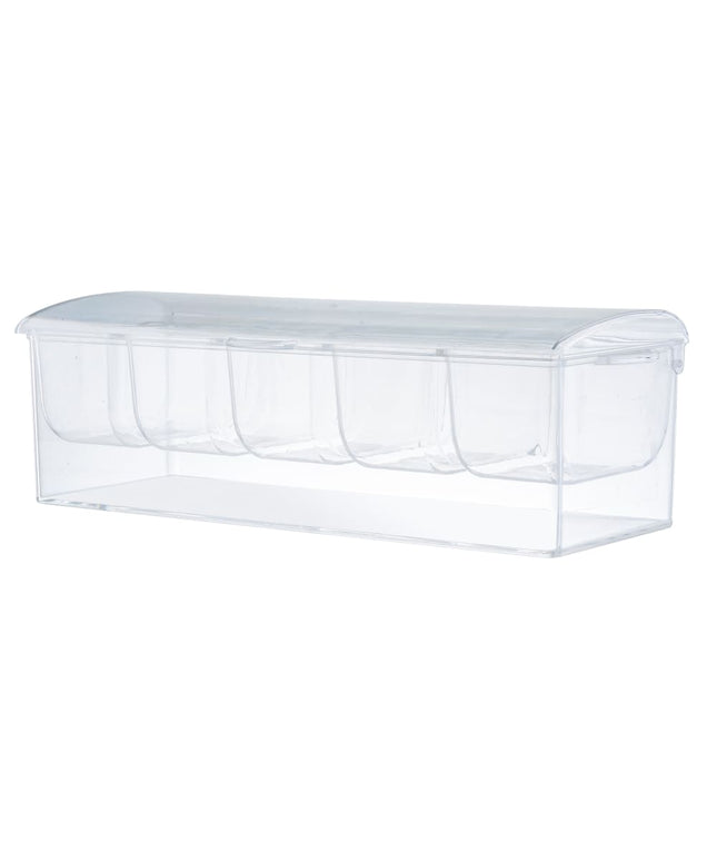 Khay Trang Trí Quầy Bar 5 Ngăn Tablecraft 10007 Nắp Phẳng Bản Lề
