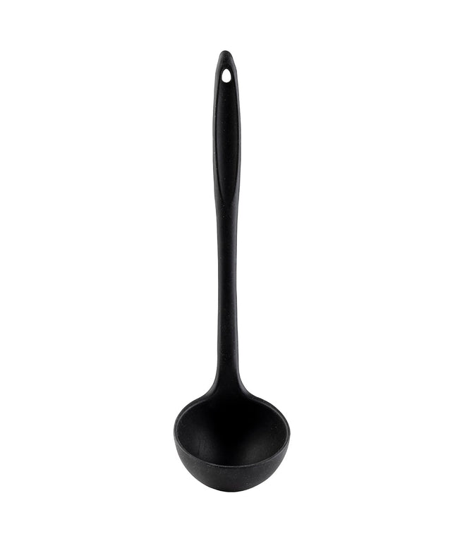 Muôi Múc Tablecraft 10052 118 ml Silicone Đen Lõi Thép Không Gỉ