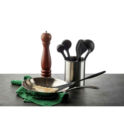 Xẻng Lật Cá Tablecraft 10053 34.9 cm Tay Cầm Silicone Lưỡi Phủ Silicone Đen