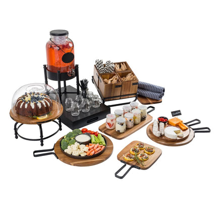 Đế Bánh Xoay Tròn Tablecraft 10086 33 cm Cao 15.2 cm Gỗ Acacia/Kim Loại
