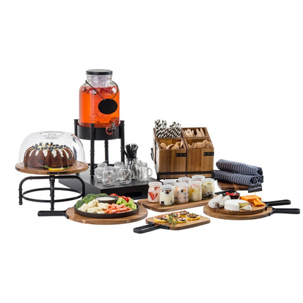 Đế Bánh Xoay Tròn Tablecraft 10086 33 cm Cao 15.2 cm Gỗ Acacia/Kim Loại