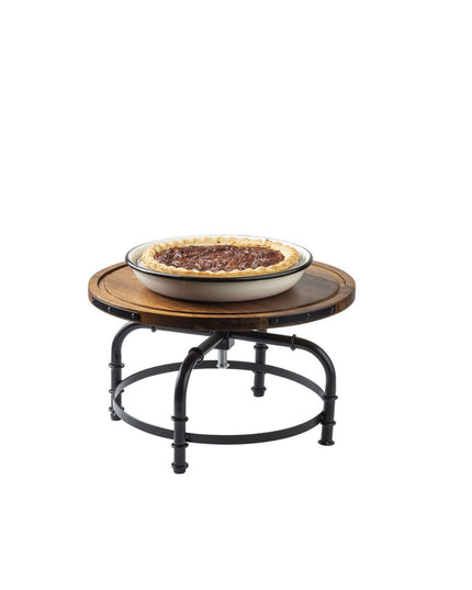 Đế Bánh Xoay Tròn Tablecraft 10086 33 cm Cao 15.2 cm Gỗ Acacia/Kim Loại