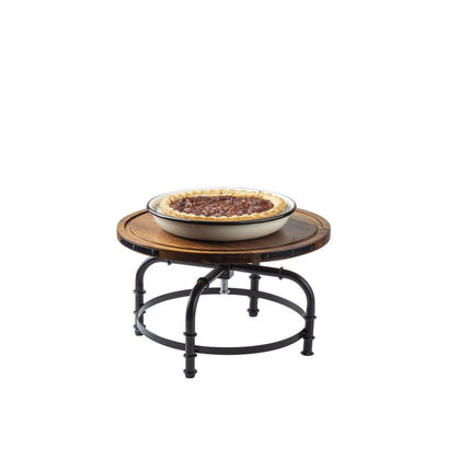 Đế Bánh Xoay Tròn Tablecraft 10086 33 cm Cao 15.2 cm Gỗ Acacia/Kim Loại