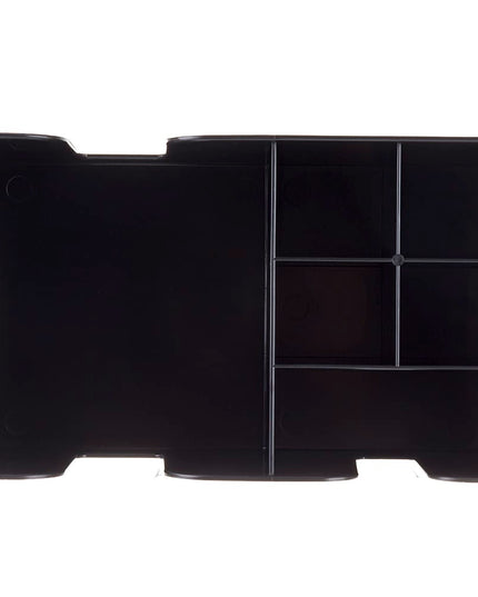 Hộp Đựng Quầy Bar Nhựa Tablecraft 101 6 Ngăn, Đen