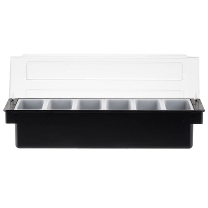 Khay Trang Trí Bar Tablecraft 102 6 Ngăn - Nắp Bản Lề Phẳng