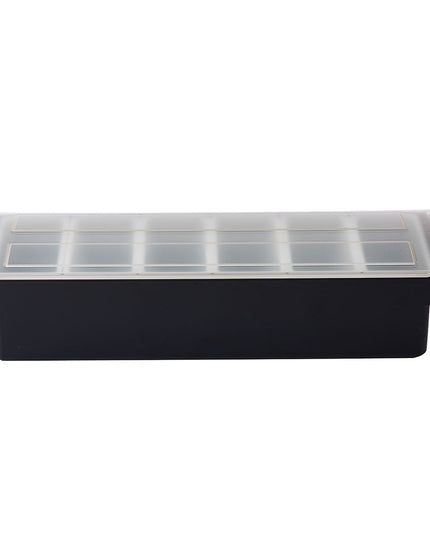 Khay Trang Trí Bar Tablecraft 102 6 Ngăn - Nắp Bản Lề Phẳng
