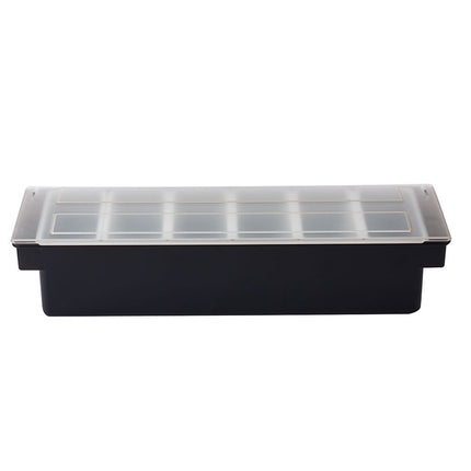 Khay Trang Trí Bar Tablecraft 102 6 Ngăn - Nắp Bản Lề Phẳng