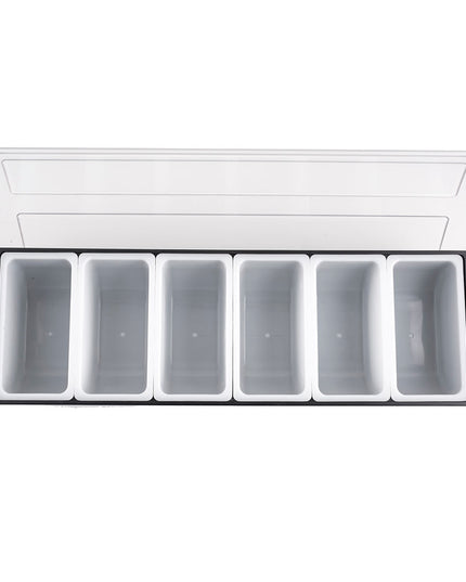 Khay Trang Trí Bar Tablecraft 102 6 Ngăn - Nắp Bản Lề Phẳng