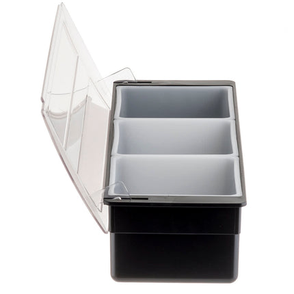 Khay Trang Trí Bar Tablecraft 104 3 Ngăn - Nắp Bản Lề Phẳng
