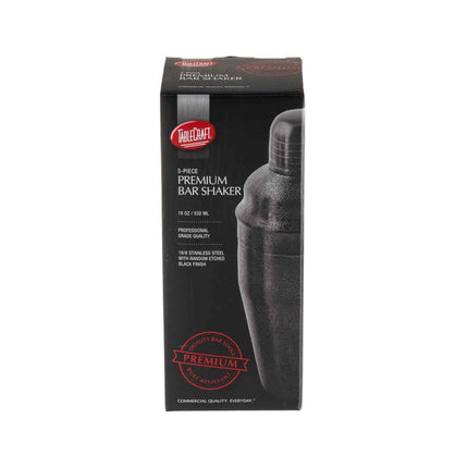 Bộ Bình Lắc Cocktail Thép Không Gỉ Tablecraft 10552 532 ml Màu Đen