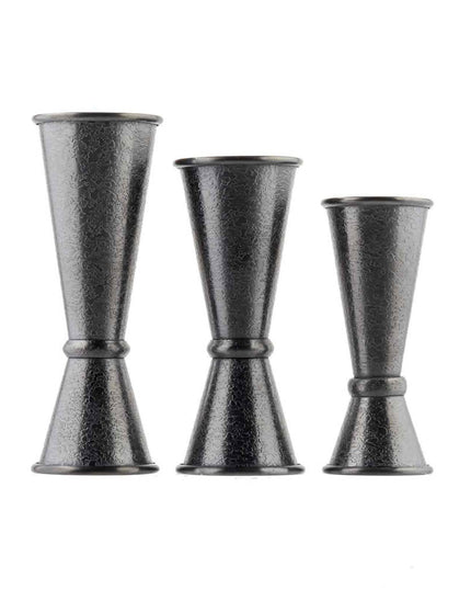 Ly Đong Kiểu Nhật Tablecraft 10561 30 ml & 45 ml Thép Không Gỉ Đen