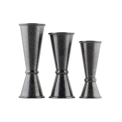 Ly Đong Kiểu Nhật Tablecraft 10561 30 ml & 45 ml Thép Không Gỉ Đen
