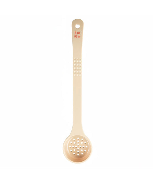 Thìa Định Lượng Có Lỗ Tablecraft 10645 59 ml - Tay Cầm Dài, Polycarbonate, Màu Be