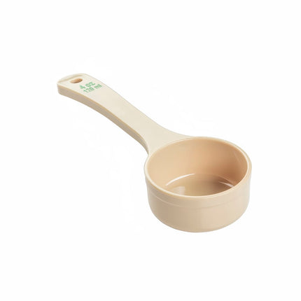 Thìa Chia Phần Đặc Tablecraft 10650 118 ml Tay Cầm Ngắn Polycarbonate Màu Be