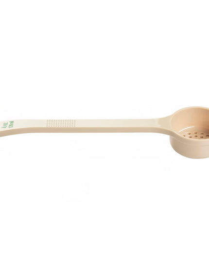 Thìa Định Lượng Có Lỗ Tablecraft 10653 118 ml - Tay Cầm Dài, Polycarbonate, Màu Be