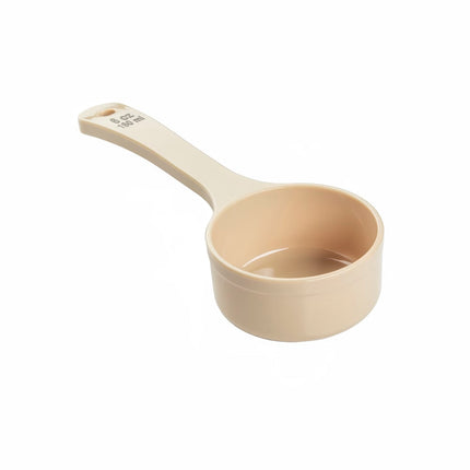 Thìa Chia Phần Đặc Tablecraft 10654 177 ml Tay Cầm Ngắn - Polycarbonate, Màu Be