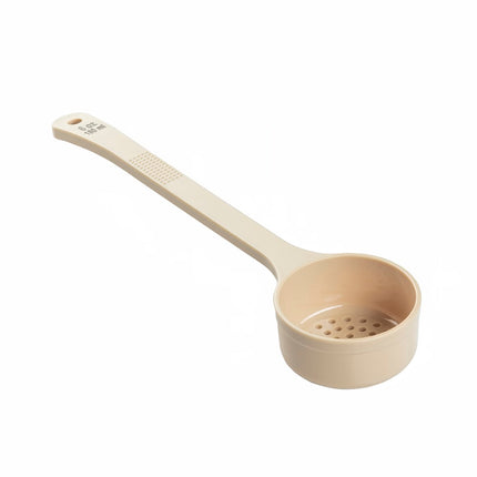 Muỗng Chia Phần Có Lỗ Tablecraft 10657 177 ml Tay Cầm Dài Polycarbonate Màu Be