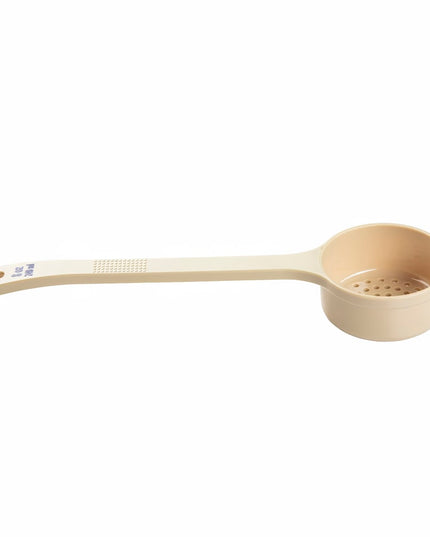 Thìa Chia Phần Có Lỗ Tablecraft 10661 236 ml Tay Cầm Dài - Polycarbonate, Màu Be