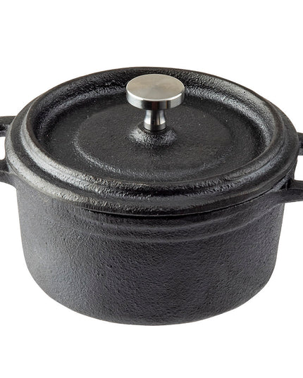 Nồi Gang Tablecraft 10166.9 lít Núm Thép Không Gỉ - Đen