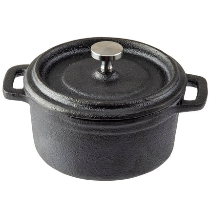 Nồi Gang Tablecraft 10166.9 lít Núm Thép Không Gỉ - Đen