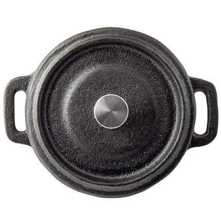 Nồi Gang Tablecraft 10166.9 lít Núm Thép Không Gỉ - Đen