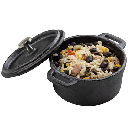 Nồi Gang Tablecraft 10166.9 lít Núm Thép Không Gỉ - Đen