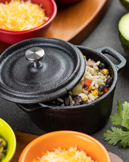 Nồi Gang Tablecraft 10166.9 lít Núm Thép Không Gỉ - Đen