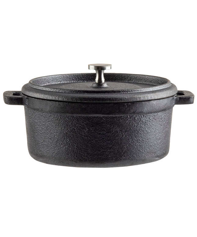 Nồi Gang Tablecraft 10168.1 lít Núm Thép Không Gỉ - Đen