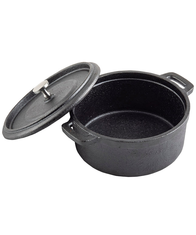 Nồi Gang Tablecraft 10168.1 lít Núm Thép Không Gỉ - Đen