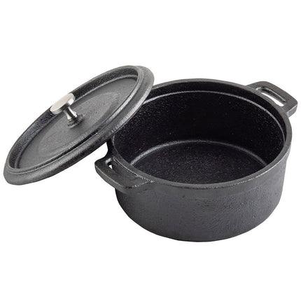 Nồi Gang Tablecraft 10168.1 lít Núm Thép Không Gỉ - Đen