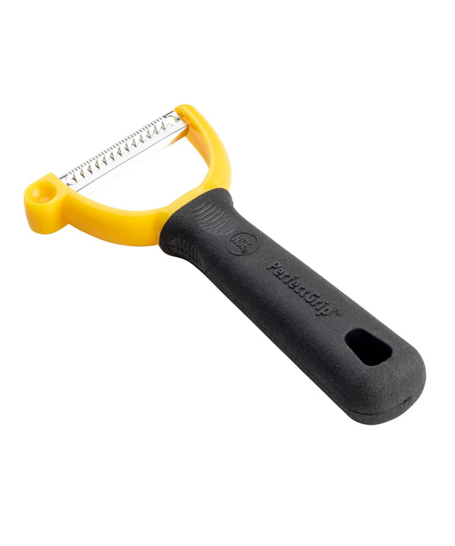 Tablecraft 10977 Julienne Peeler w/ Ergonomic Soft Grip Handle