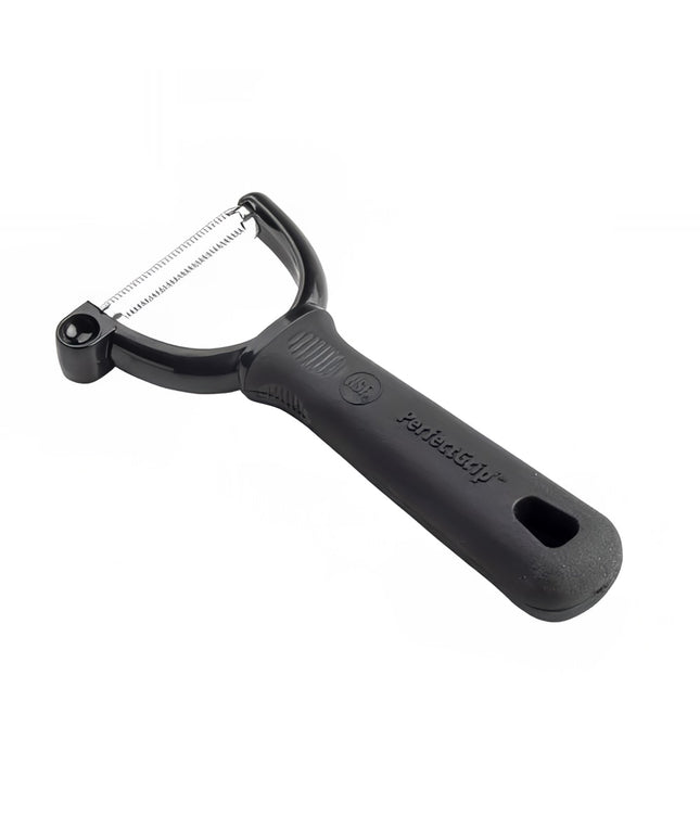 Tablecraft 10987 "Y" Peeler w/ Serrated Edge, Ergonomic Soft Grip Handle