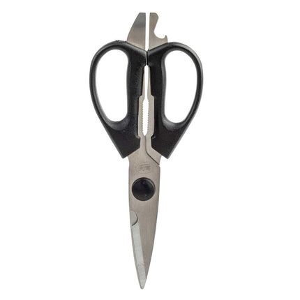 Tablecraft 10995 8 3/8" Multi-Purpose Kitchen Shears w/ Ergonomic Soft Grip Handle