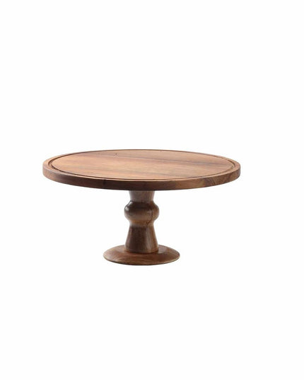 Đế Bánh Tròn Tablecraft 11441 32 cm - Cao 15 cm, Gỗ Acacia